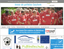 Tablet Screenshot of pfalzfussball.de